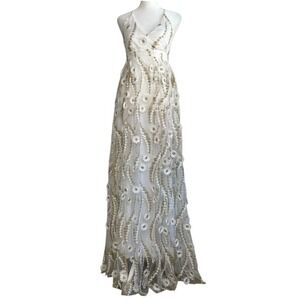 Altar'd State Arabella Floral Maxi Dress Size XS NEW Halter Bridal Boho‎ Beach